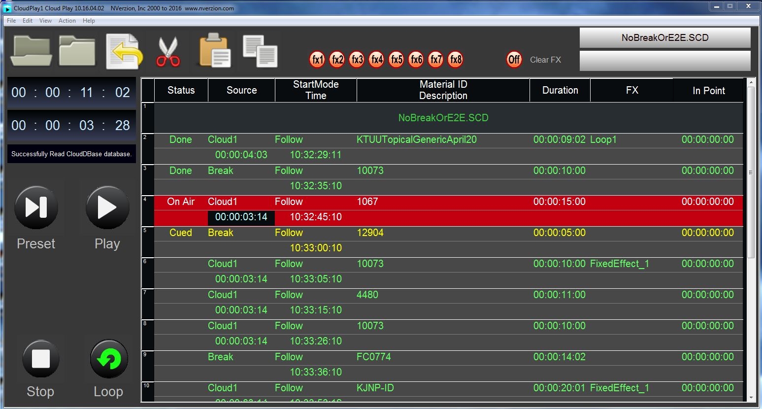 NFinityPlay Playout Automation Software